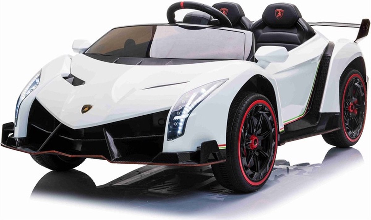 Lamborghini Veneno Wit 2-zits | 12V Kinderauto